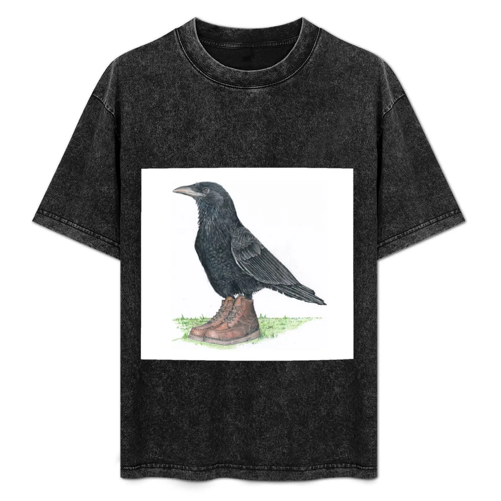 Crow in Roger's boots T-Shirt Summer Casual Loose T-Shirt
Crow in Roger's boots T-Shirt Summer Casual Loose T-Shirt