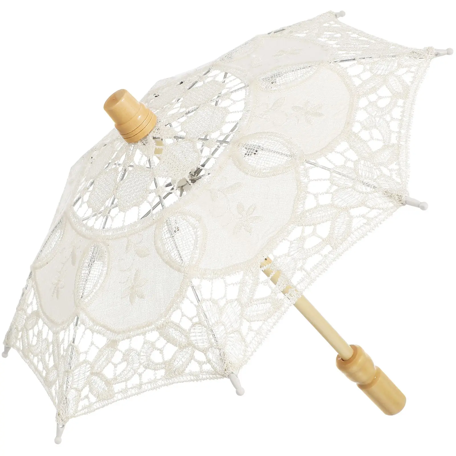 Lace Cotton Umbrella 15CM Radius Wedding Decor Parasol Embroidery Bridal Photo Props Elegant Wooden Handle Small Umbrella Tea
Lace Cotton Umbrella 15CM Radius Wedding Decor Parasol Embroidery Bridal Photo Props Elegant Wooden Handle Small Umbrella Tea