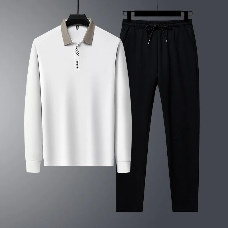 2024 Spring and Autumn Fashion Trend POLO Shirt Sports Suit Men's Casual Relaxed Comfortable Breathable Large Size Two-Piece Set
2024 Spring and Autumn Fashion Trend POLO Shirt Sports Suit Men's Casual Relaxed Comfortable Breathable Large Size Two-Piece Set