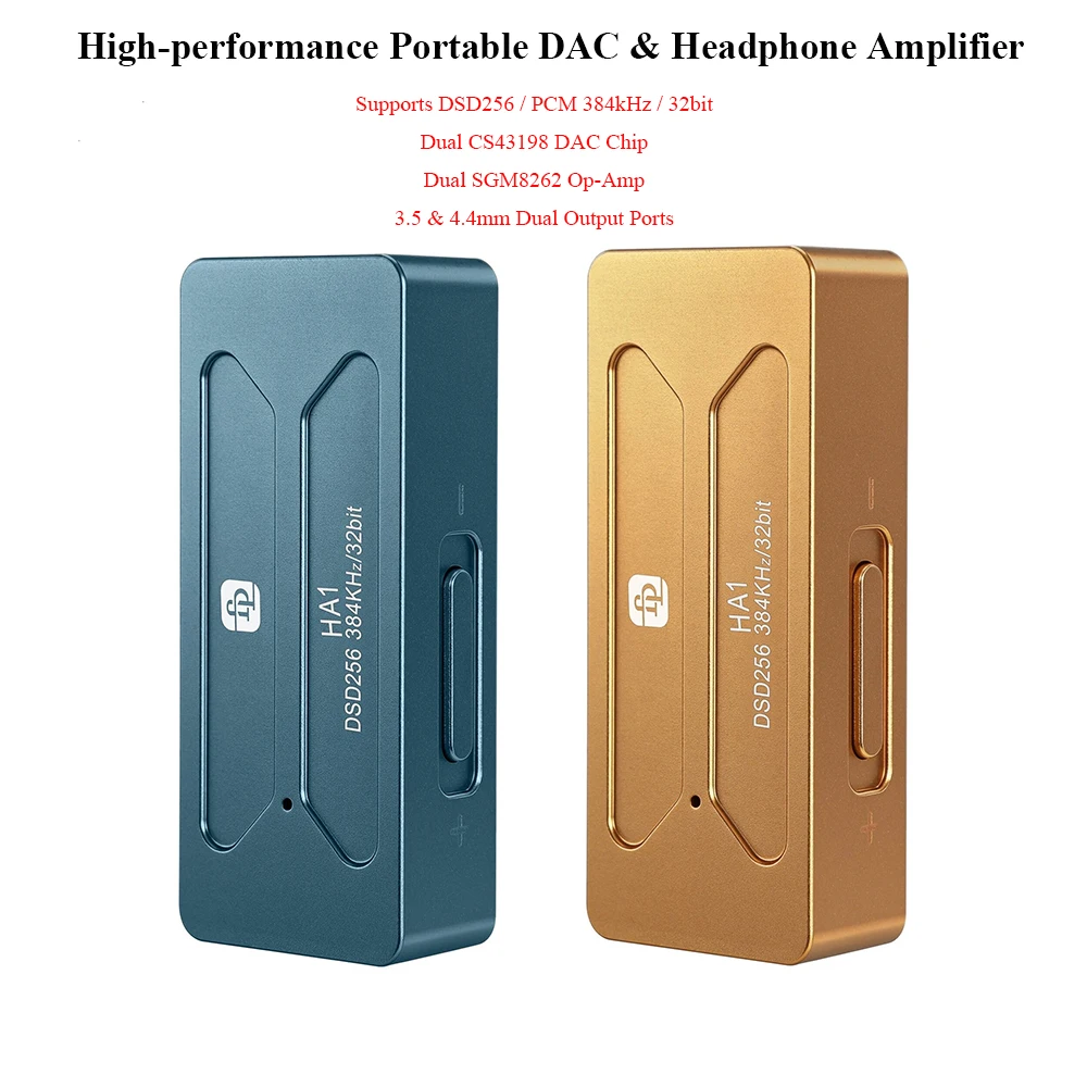 HIFI Lossless Portable Headphone Amplifier Dual CS43198 DAC DSD256 384kHz 32bit USB Headphone Decoder with SGM8262 Op-Amp
HIFI Lossless Portable Headphone Amplifier Dual CS43198 DAC DSD256 384kHz 32bit USB Headphone Decoder with SGM8262 Op-Amp