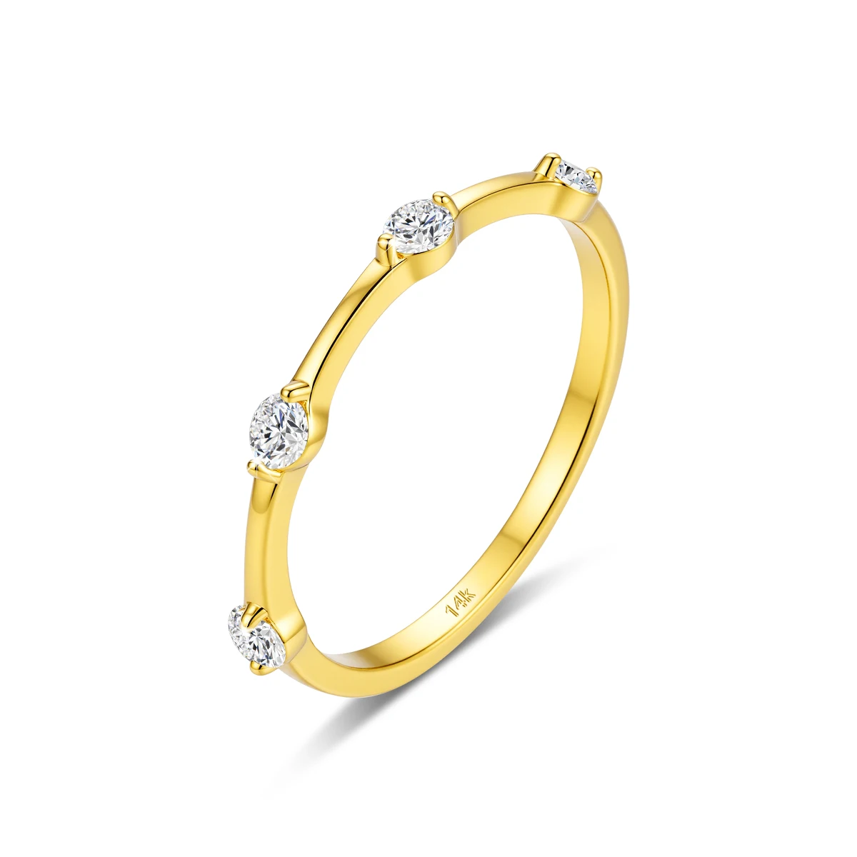 100% Real 14K Gold Round Cut 2.5mm Moissanite Ring for Women D/VVS1 Diamond Wedding Band Luxury Engagement Fine Jewely Wholesale
100% Real 14K Gold Round Cut 2.5mm Moissanite Ring for Women D/VVS1 Diamond Wedding Band Luxury Engagement Fine Jewely Wholesale