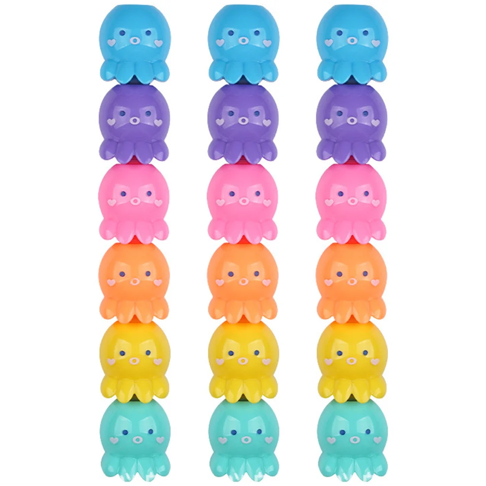 18 шт., маркеры с героями мультфильмов «Осьминог», красочные маркеры для школьных канцелярских принадлежностей, яркий многоцветный набор флуоресцентных ручек в ассортименте
18 шт., маркеры с героями мультфильмов «Осьминог», красочные маркеры для школьных канцелярских принадлежностей, яркий многоцветный набор флуоресцентных ручек в ассортименте