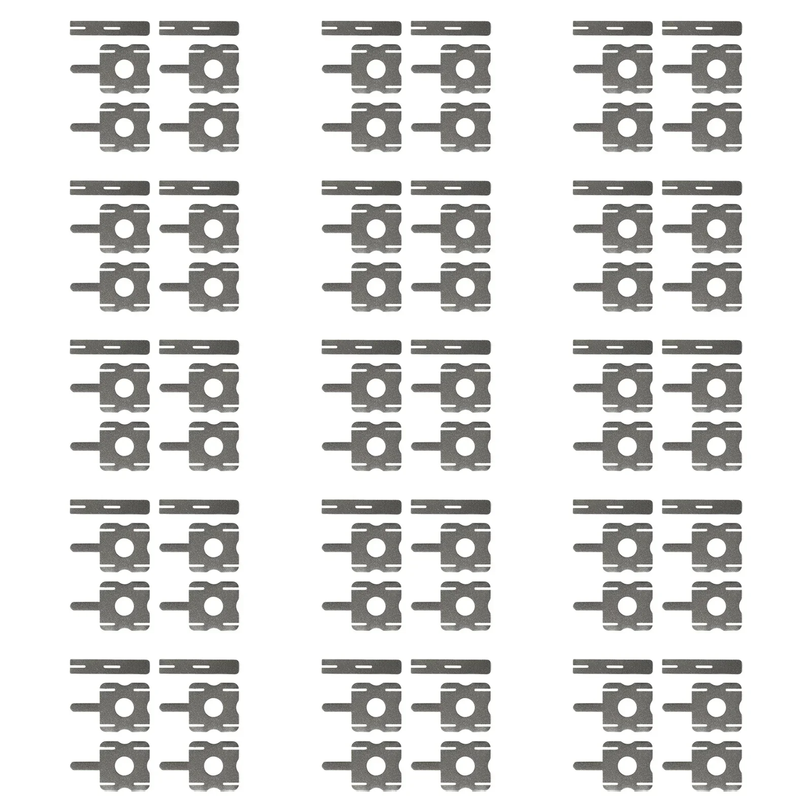 Lithium Battery Pack Nickel Strip Replace 15set(90pc) Spot Welding Nickel Sheet U-Shaped Battery Plating Nickel Sheet
Lithium Battery Pack Nickel Strip Replace 15set(90pc) Spot Welding Nickel Sheet U-Shaped Battery Plating Nickel Sheet