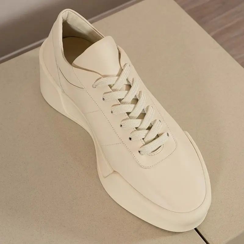 Casual Shoes Men's Trendy Thick Bottom Heightening Commuter round Toe British Style Leather Shoes Comfortable All-Season
Casual Shoes Men's Trendy Thick Bottom Heightening Commuter round Toe British Style Leather Shoes Comfortable All-Season