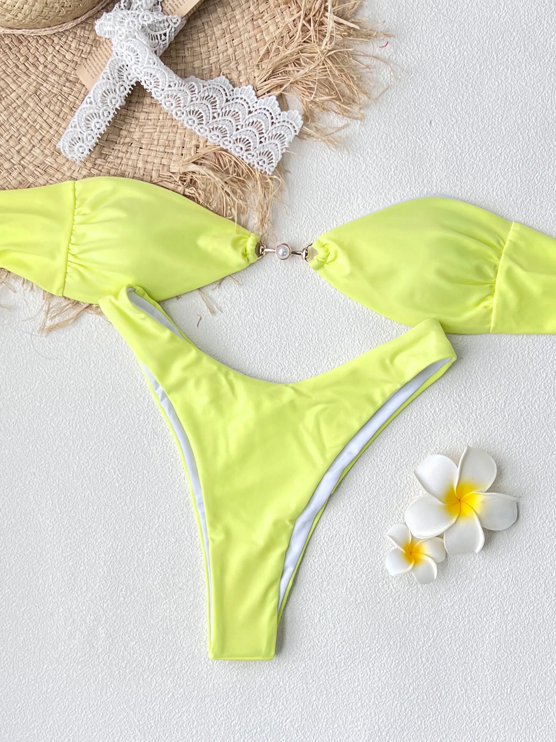 Модное бикини с открытыми плечами, женский купальник 2022, стильный женский купальник-бикини, женский купальный костюм для летних каникул, пляжная одежда
Модное бикини с открытыми плечами, женский купальник 2022, стильный женский купальник-бикини, женский купальный костюм для летних каникул, пляжная одежда