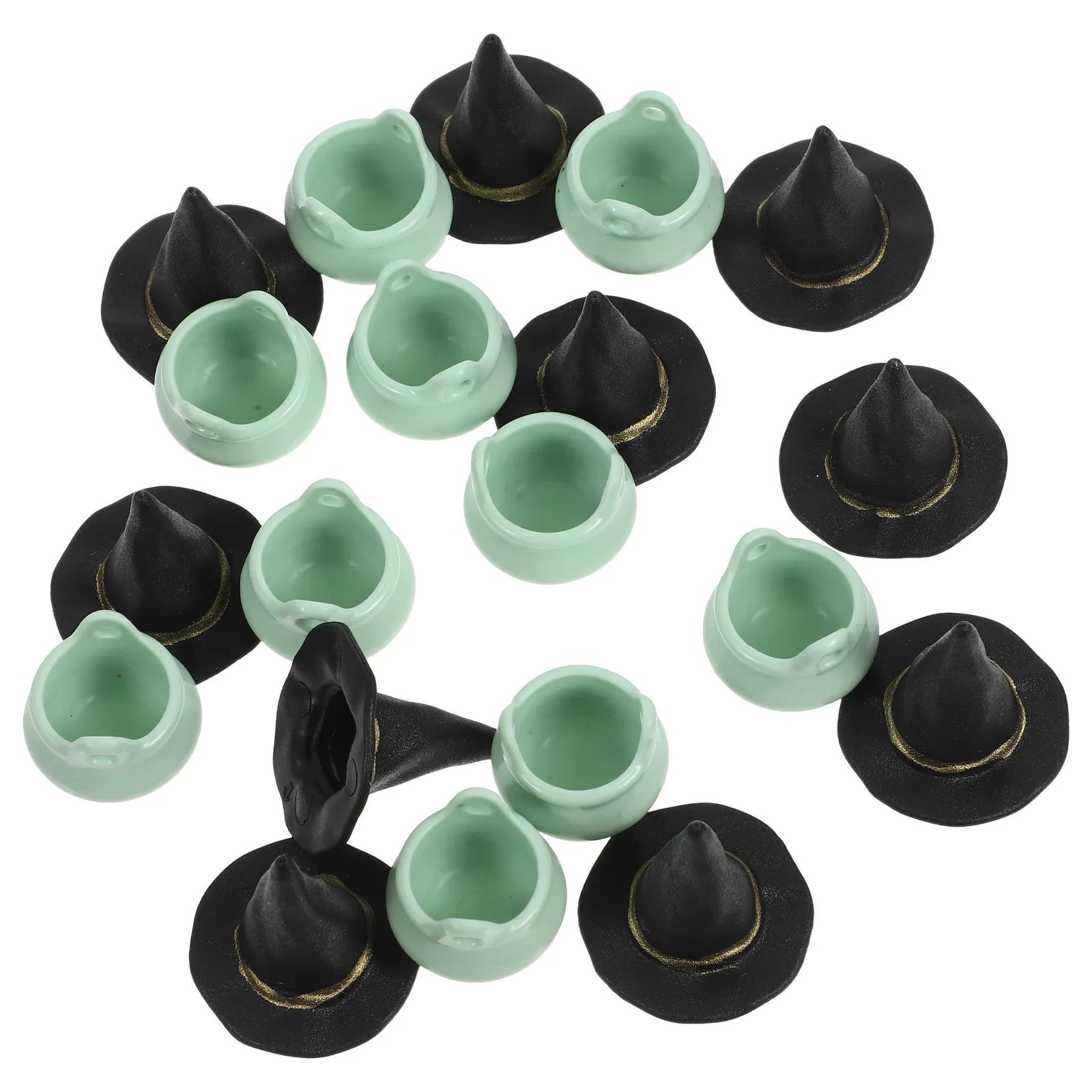 1Set Witch Hat Mini Cauldron Micro Landscape Ornament Halloween Desktop Shelf Party Decor Miniature Halloween Kit
1Set Witch Hat Mini Cauldron Micro Landscape Ornament Halloween Desktop Shelf Party Decor Miniature Halloween Kit