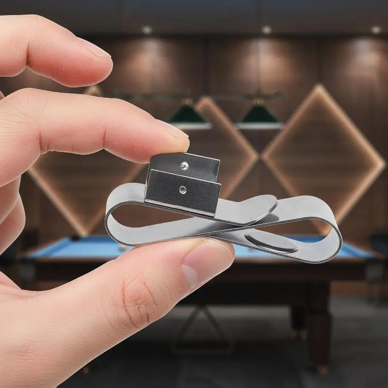 Stainless Steel Cue Chalk Clip Snooker Billiards Pool Cue Magnetic Chalk Holder
Stainless Steel Cue Chalk Clip Snooker Billiards Pool Cue Magnetic Chalk Holder