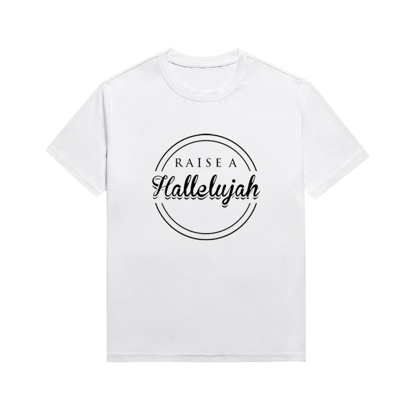 Christian Bible Slogan Women Tops Religious Faith Harajuku Short Sleeve T-shirt Custom Tee
Christian Bible Slogan Women Tops Religious Faith Harajuku Short Sleeve T-shirt Custom Tee