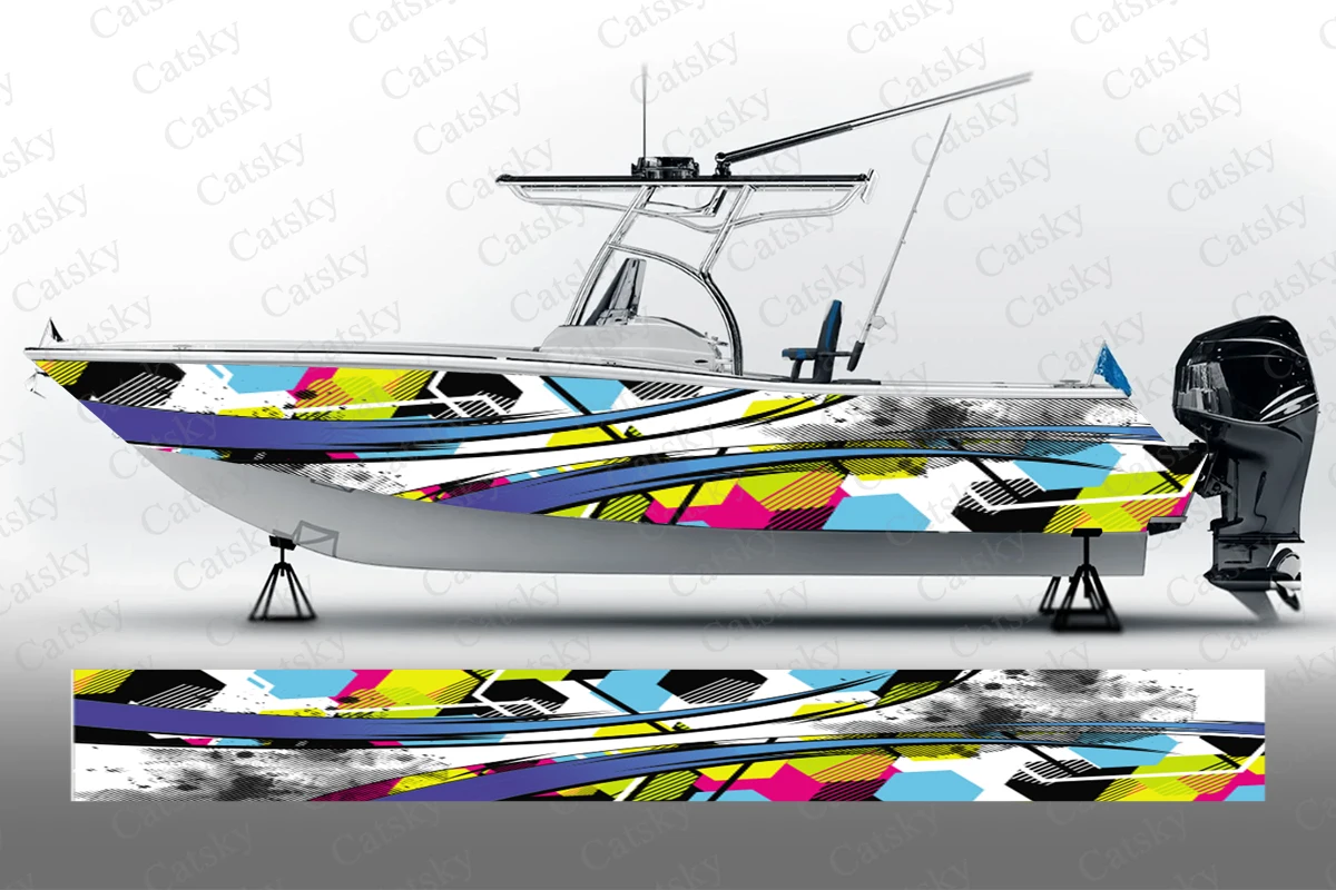 Geometric vector abstract Sticker Vinyl Boat Pontoon Deck Boat Fishing Self Adhesive Decorative Boat Decal Sticker
Geometric vector abstract Sticker Vinyl Boat Pontoon Deck Boat Fishing Self Adhesive Decorative Boat Decal Sticker