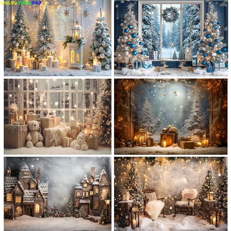 Christmas Tree With Gift Boxes Photography Backdrops Winter Snow Decorations Wooden Door Fireplace Room Background Props WR-09
Christmas Tree With Gift Boxes Photography Backdrops Winter Snow Decorations Wooden Door Fireplace Room Background Props WR-09