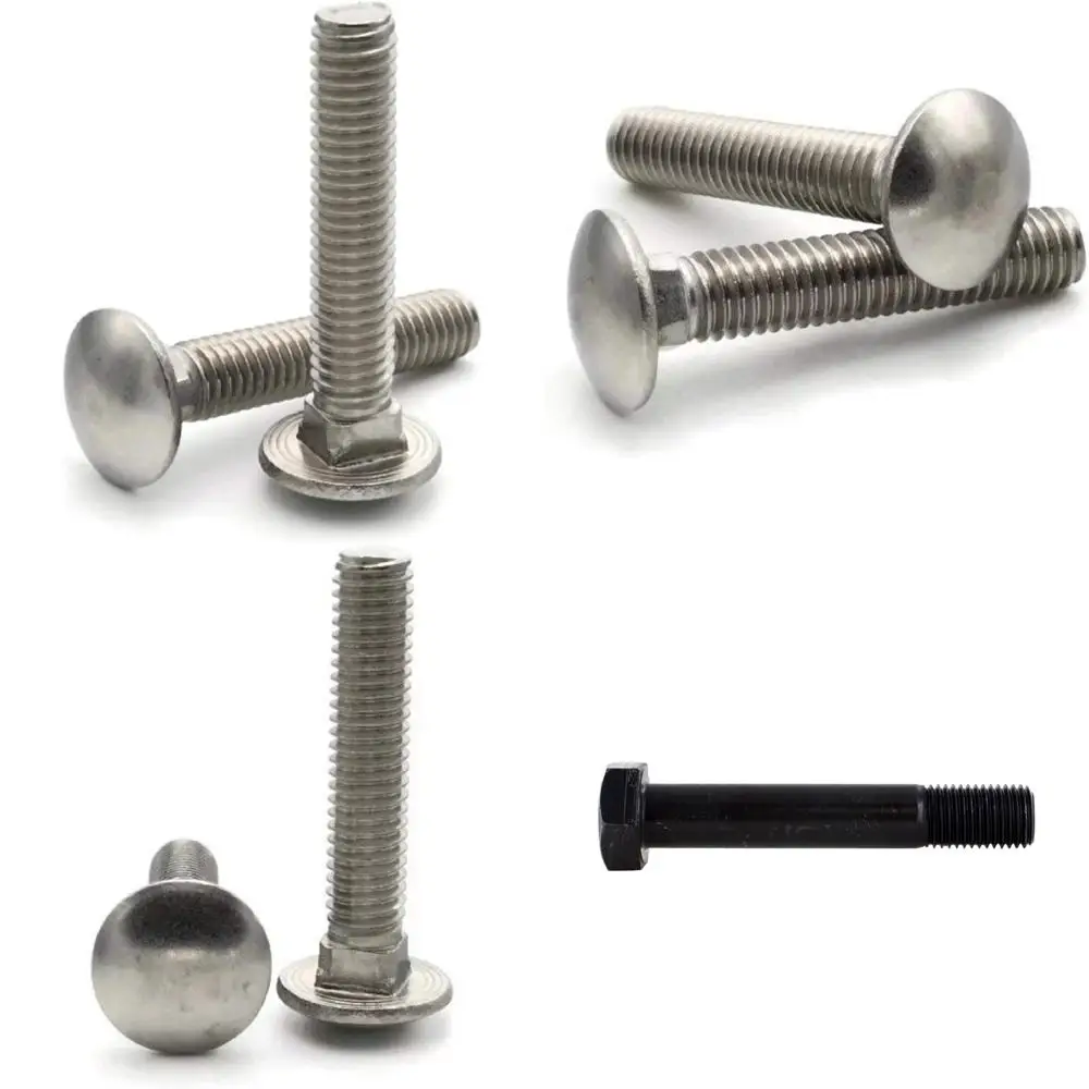 Stainless Steel Carriage Bolts 18-8 Grade #10-32 Thread Size 2-1/2 Inch Length Quantity 100 Pack
Stainless Steel Carriage Bolts 18-8 Grade #10-32 Thread Size 2-1/2 Inch Length Quantity 100 Pack