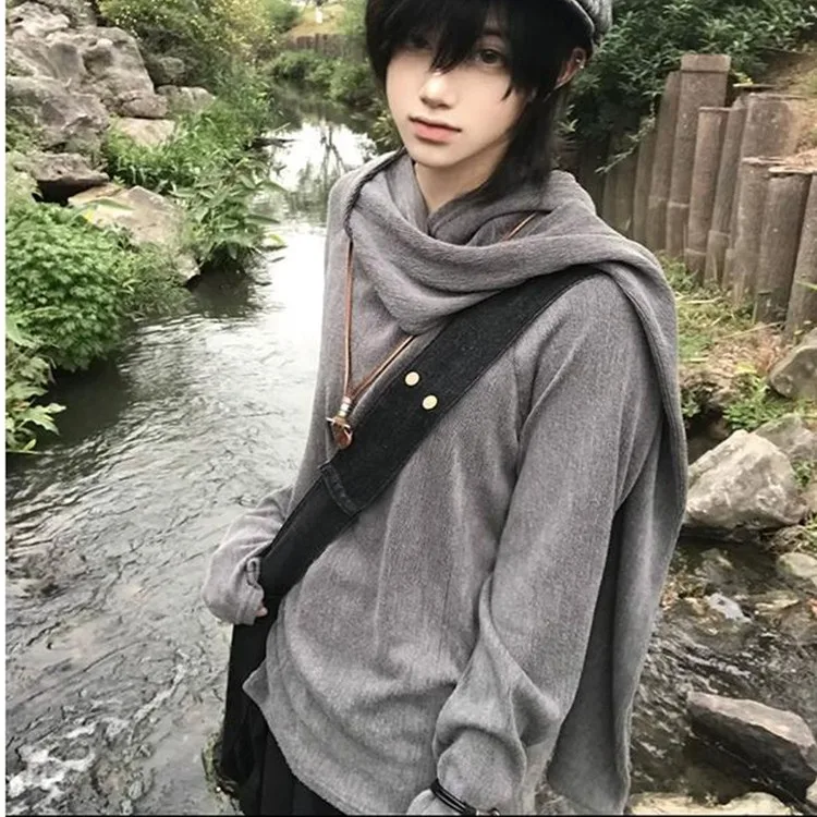 Худи свободного кроя с длинными рукавами и шарфом, весенне-осенняя повседневная одежда, молодежный тренд, устойчивая к износу и деформации.
Худи свободного кроя с длинными рукавами и шарфом, весенне-осенняя повседневная одежда, молодежный тренд, устойчивая к износу и деформации.