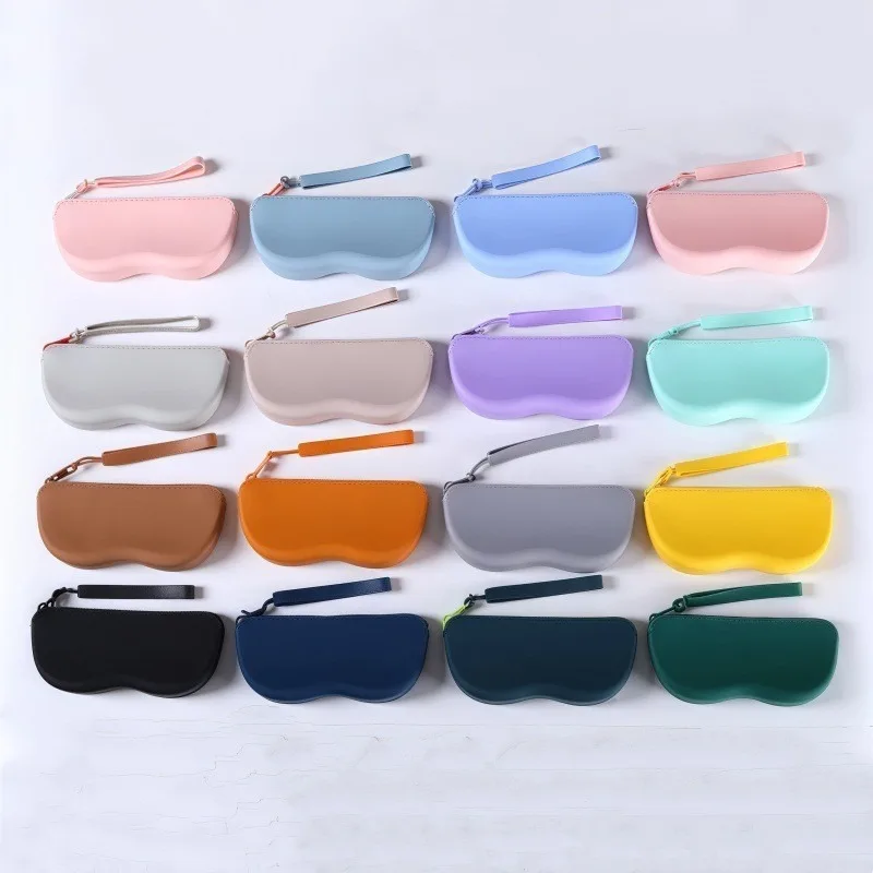 Silicone Sunglasses Bag Glasses Storage Protective Cover Hanging Zipper Bag Coin Purses For Women Girls Waterproof Glasses Box
Silicone Sunglasses Bag Glasses Storage Protective Cover Hanging Zipper Bag Coin Purses For Women Girls Waterproof Glasses Box