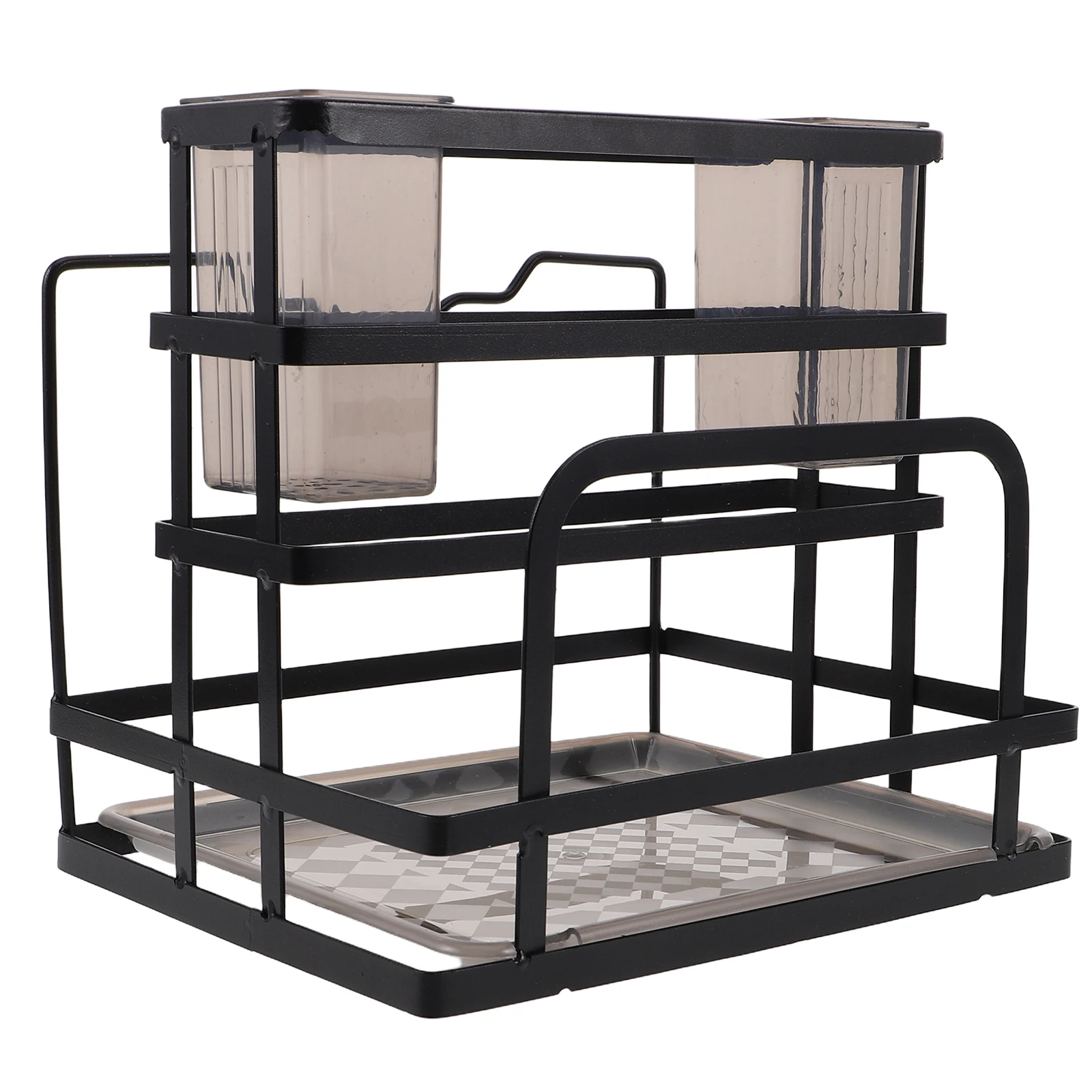 1pcs Kitchen Storage Rack Black Sponge Knife Holder Organizer Cutting Board Multifunctional Carbon Steel Durability
1pcs Kitchen Storage Rack Black Sponge Knife Holder Organizer Cutting Board Multifunctional Carbon Steel Durability