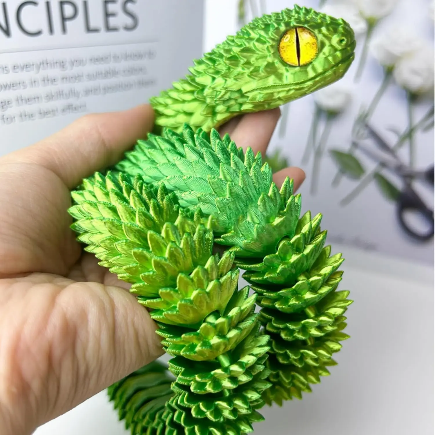 Snake New Year Ornament 45/60/75cm 3D Printed Active Joint Viper Decoration 2025 Home Decor Snake Ornament Festival Party Gifts
Snake New Year Ornament 45/60/75cm 3D Printed Active Joint Viper Decoration 2025 Home Decor Snake Ornament Festival Party Gifts