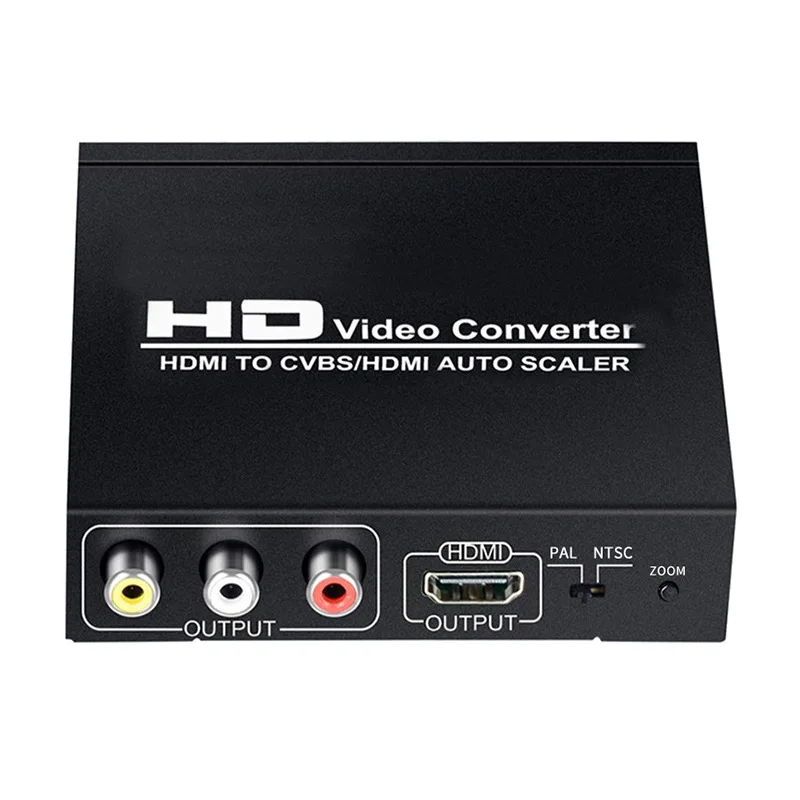 1080p HDMI TO CVBS HDMI AV Video Converter AUTO SCALER Display Adapter for Camera Computer DVD Laptop PC To TV Monitor Projector
1080p HDMI TO CVBS HDMI AV Video Converter AUTO SCALER Display Adapter for Camera Computer DVD Laptop PC To TV Monitor Projector