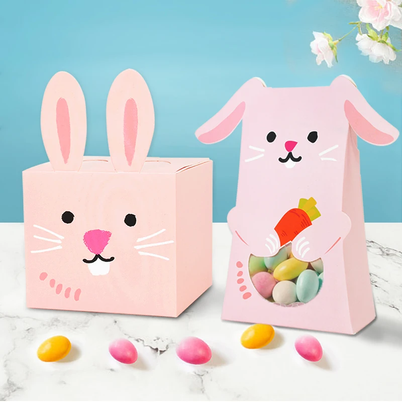 5pcs Happy Easter Candy Boxes Creative Bunny Rabbit Gift Box Kids Favors Easter Party Packaging Birthday Baby Shower Decoration
5pcs Happy Easter Candy Boxes Creative Bunny Rabbit Gift Box Kids Favors Easter Party Packaging Birthday Baby Shower Decoration