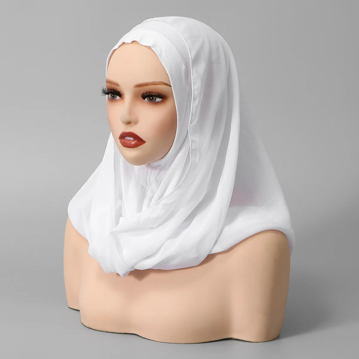 Women Solid Color Muslim Hijab Double Layer Chiffon Pull On Headscarf Head Wrap Islamic Instant Scarf Middle Eastern Amira Niqab
Women Solid Color Muslim Hijab Double Layer Chiffon Pull On Headscarf Head Wrap Islamic Instant Scarf Middle Eastern Amira Niqab