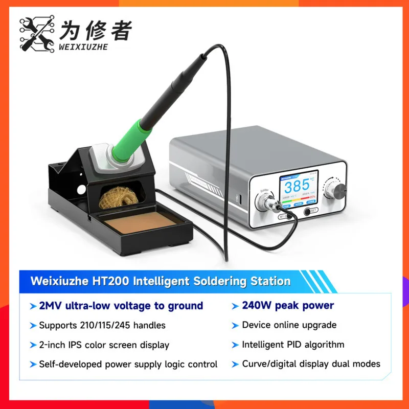 Паяльная станция, сверхбыстрый нагрев, интеллектуальные ручки PID T245/T115/T210, стабильные для высокочувствительных чипов, инструмент для ремонта Pro
Паяльная станция, сверхбыстрый нагрев, интеллектуальные ручки PID T245/T115/T210, стабильные для высокочувствительных чипов, инструмент для ремонта Pro
