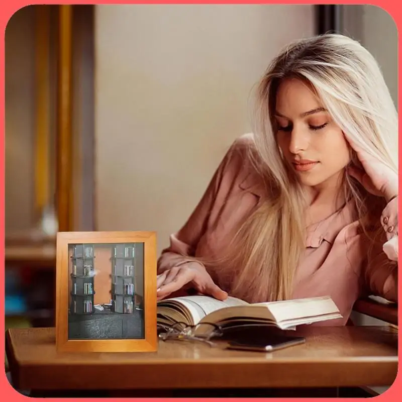 AA89-миниатюрная книжная полка, деревянный книжный уголок, библиотека, книжная полка, декор, миниатюрный уголок для чтения с вращающейся книжной полкой для подарков 
AA89-миниатюрная книжная полка, деревянный книжный уголок, библиотека, книжная полка, декор, миниатюрный уголок для чтения с вращающейся книжной полкой для подарков