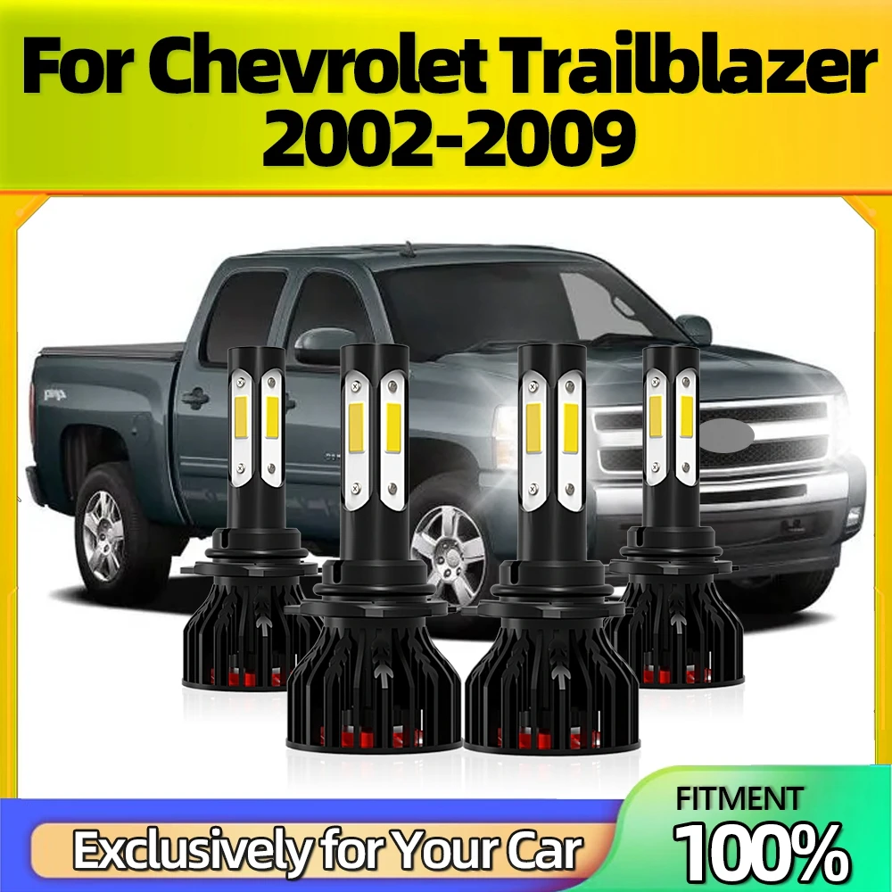 4x Canbus 9005 9006 White High&Low Beam Front Car Lamps Fast Speed Cooling Fan Brightness For Chevrolet Trailblazer 2002-2009
4x Canbus 9005 9006 White High&Low Beam Front Car Lamps Fast Speed Cooling Fan Brightness For Chevrolet Trailblazer 2002-2009