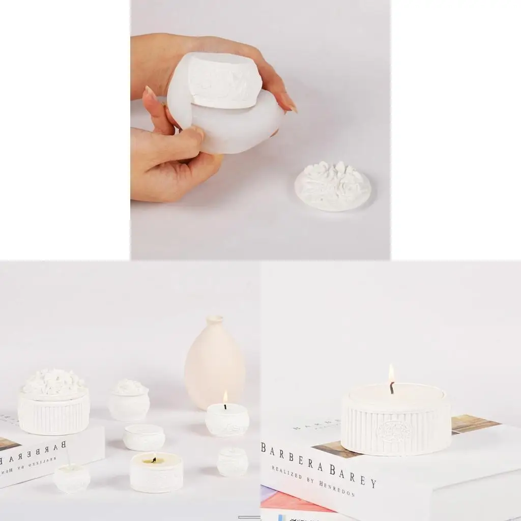 91AF Stereo Flowers Rose Mould Epoxy Gypsum Ornaments Storage Box Making Molds
91AF Stereo Flowers Rose Mould Epoxy Gypsum Ornaments Storage Box Making Molds