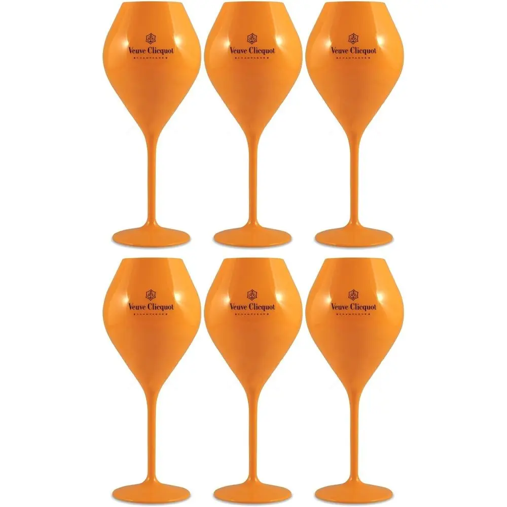 6x Yellow Trendy Champagne lutes Polyte Acrylic Poolside Glasses Goblets (Small Edition)
6x Yellow Trendy Champagne lutes Polyte Acrylic Poolside Glasses Goblets (Small Edition)