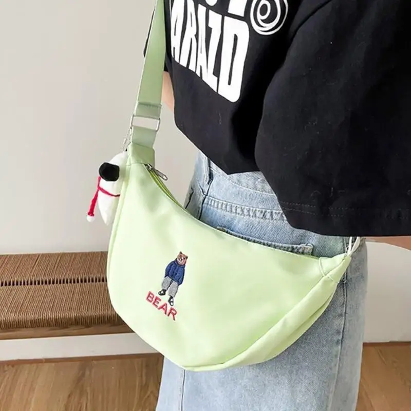 Trend Dumpling Bag Durable Nylon Versatile Crossbody/Shoulder Bag Youthful Cartoon Pocuh for Women Girls 20CA
Trend Dumpling Bag Durable Nylon Versatile Crossbody/Shoulder Bag Youthful Cartoon Pocuh for Women Girls 20CA