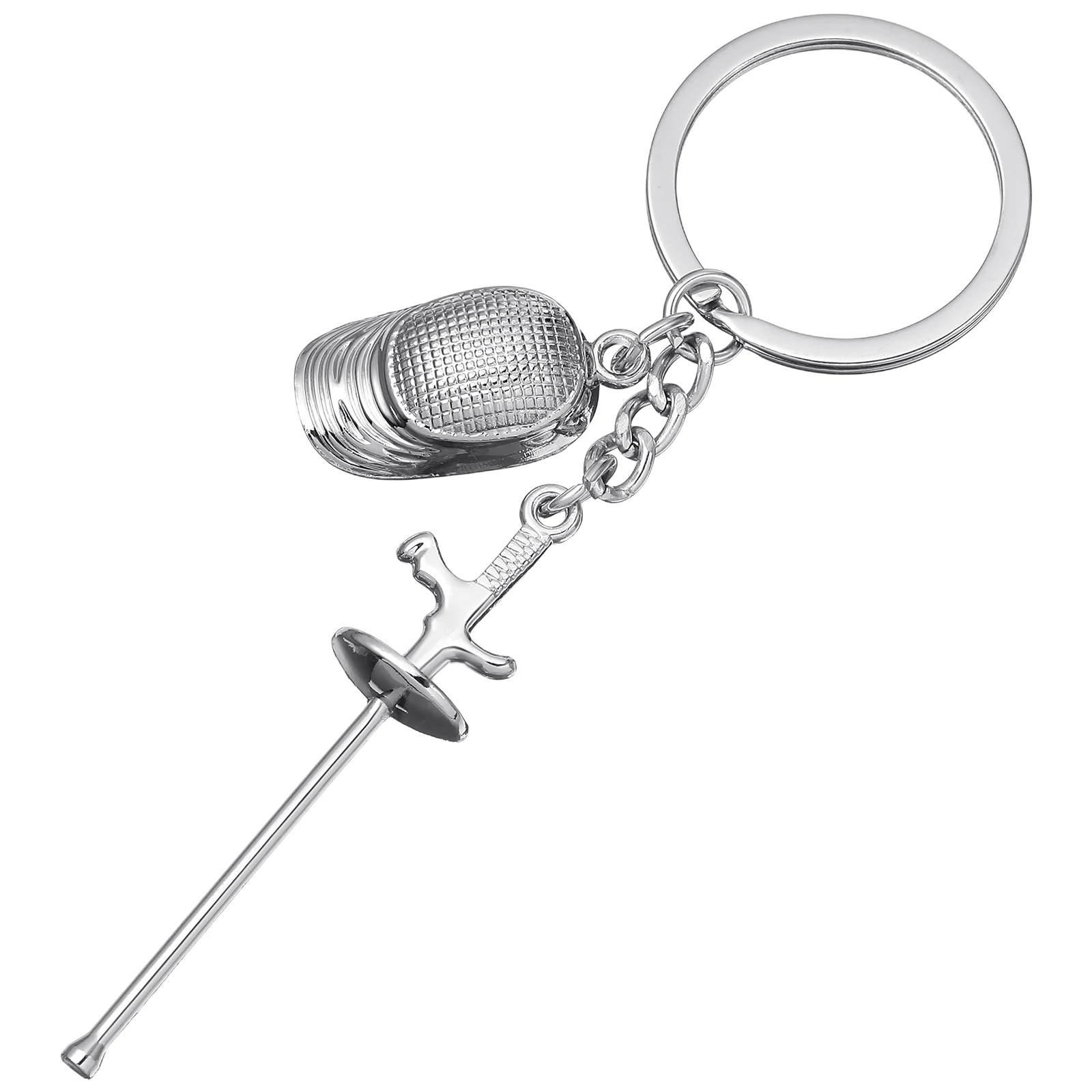 Fencing Keychain Metal Small Keychains Decorative Portable Fencing Keychains Black Zinc Alloy Foil Sword Epee Bag Pendant Gifts
Fencing Keychain Metal Small Keychains Decorative Portable Fencing Keychains Black Zinc Alloy Foil Sword Epee Bag Pendant Gifts