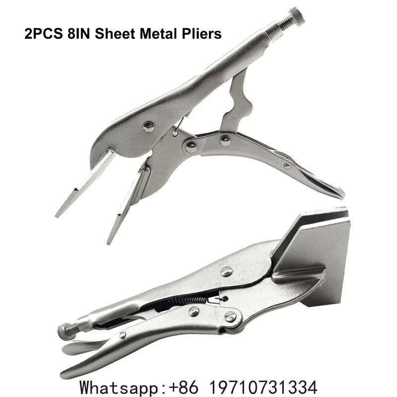 2PC 8in Industrial Specialized Folding Pliers Hand Tools Flat Locking Pliers Steel Adjustable Flat Head Vise Locking Grip Pliers
2PC 8in Industrial Specialized Folding Pliers Hand Tools Flat Locking Pliers Steel Adjustable Flat Head Vise Locking Grip Pliers