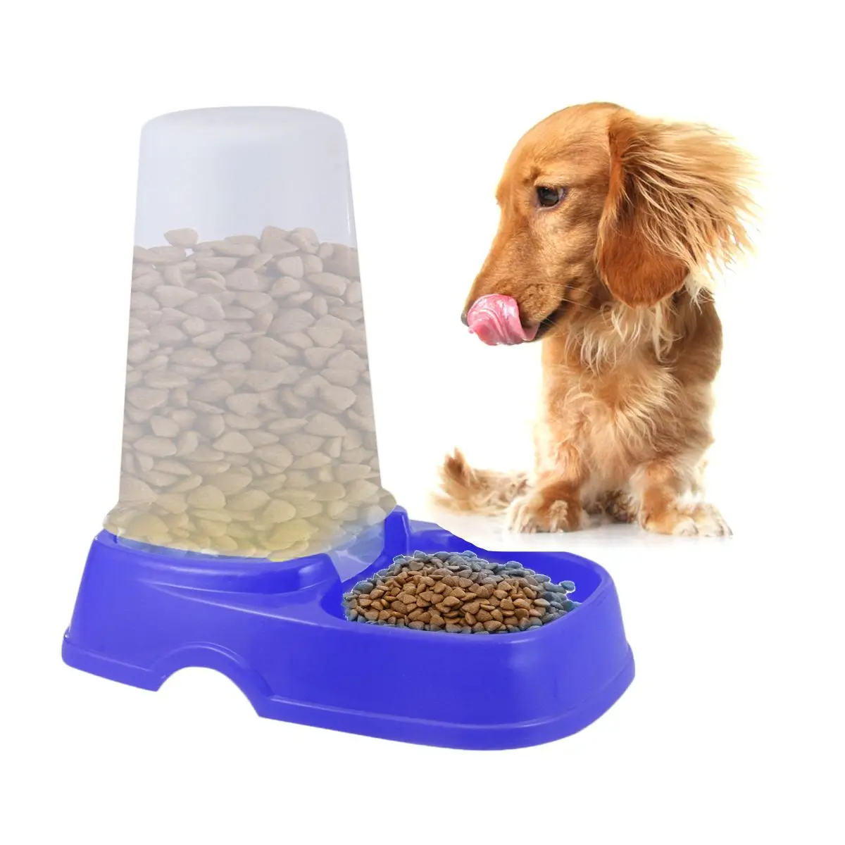 Automatic Pet Feeder for Cats Dogs Dispenser Premium Plastic Removable Bottle Chassis Fewer Refills
Automatic Pet Feeder for Cats Dogs Dispenser Premium Plastic Removable Bottle Chassis Fewer Refills