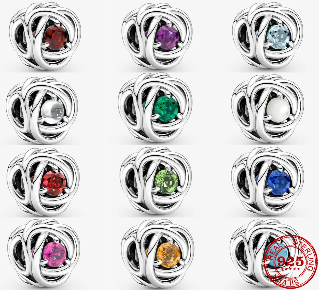 New 925 Sterling Silver Birthday rock December Pendant Charm Bead fit Original Pandora Bracelet Trinket DIY Women Jewelry
New 925 Sterling Silver Birthday rock December Pendant Charm Bead fit Original Pandora Bracelet Trinket DIY Women Jewelry