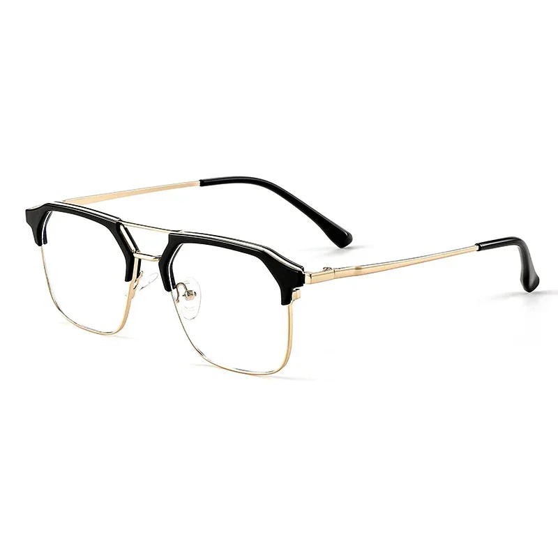 Full Rimless Optical Frames Eyewear Retro Double Beam Eyeglasses for Men's Frame Anti Blue Light Flat Mirror 2295 Custom Lenses
Full Rimless Optical Frames Eyewear Retro Double Beam Eyeglasses for Men's Frame Anti Blue Light Flat Mirror 2295 Custom Lenses