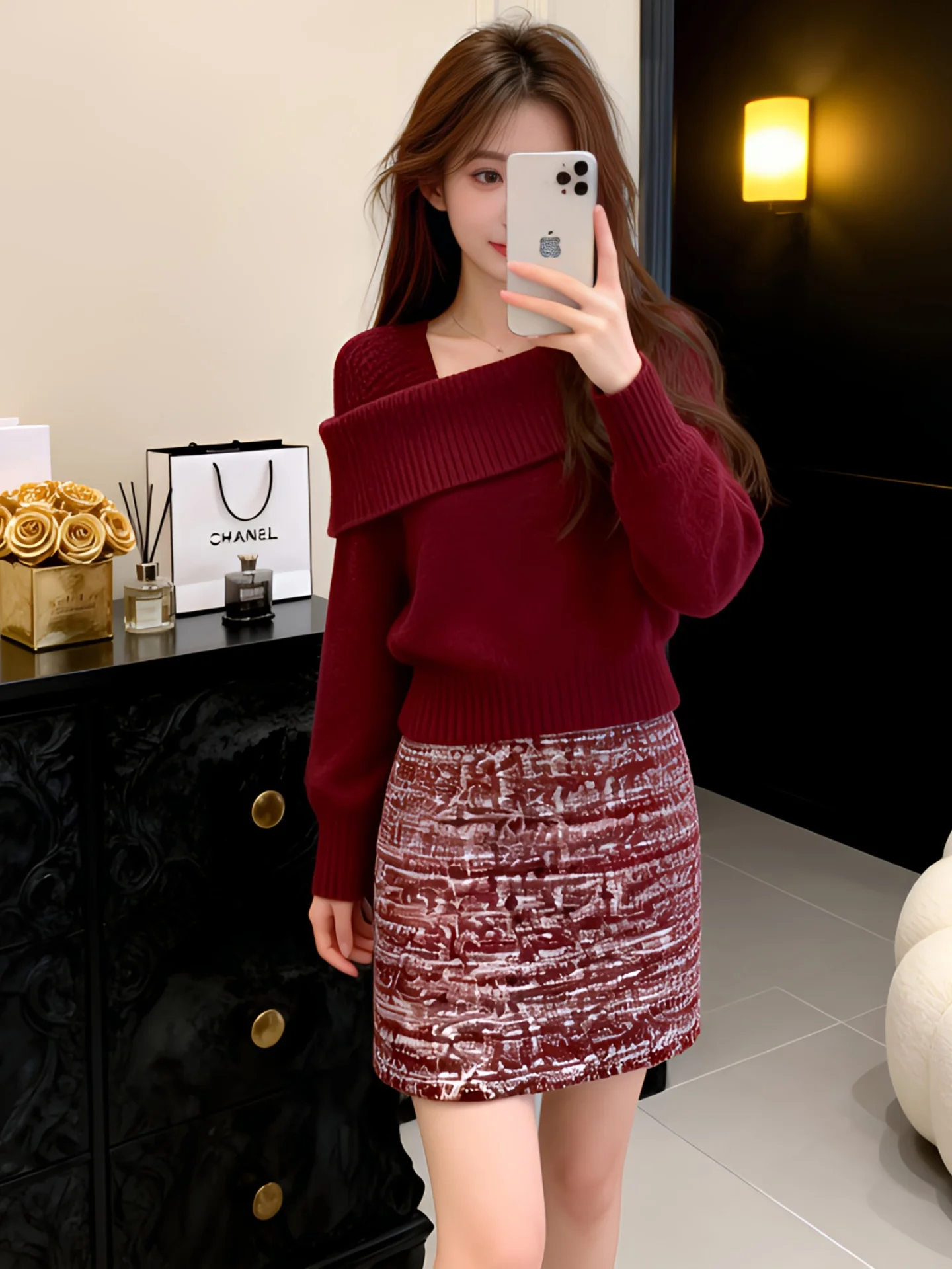 Unique Irregular One Shoulder Long Sleeve Knitted Top High Waist Skirt Two Piece Set for Women Winter Fashion Outfit
Unique Irregular One Shoulder Long Sleeve Knitted Top High Waist Skirt Two Piece Set for Women Winter Fashion Outfit