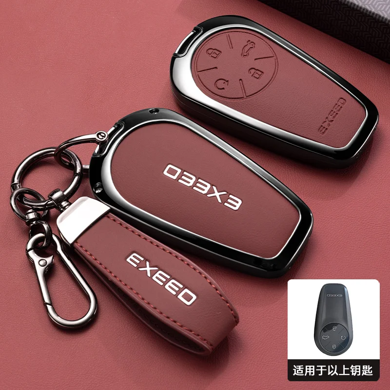 Car Key Case Cover All-inclusive Protector Shell Keychain Pendant For Chery Exeed VX FL CDM\LX PHEV Modified 2024 Auto Accessory
Car Key Case Cover All-inclusive Protector Shell Keychain Pendant For Chery Exeed VX FL CDM\LX PHEV Modified 2024 Auto Accessory