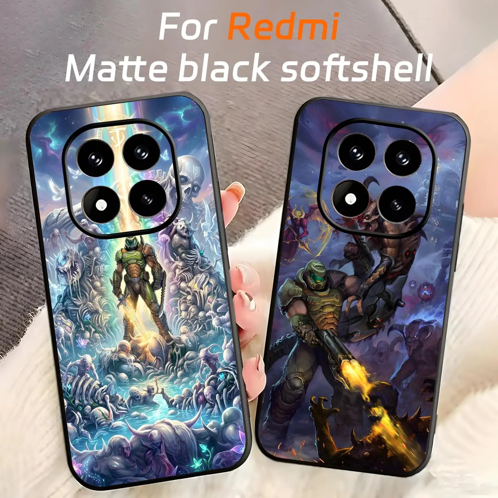 HOT GAME DOOM Phone Case For Redmi Note15 14 13 12 11Pro Plus 5G 14C A3 Soft Black Phone Cover
HOT GAME DOOM Phone Case For Redmi Note15 14 13 12 11Pro Plus 5G 14C A3 Soft Black Phone Cover