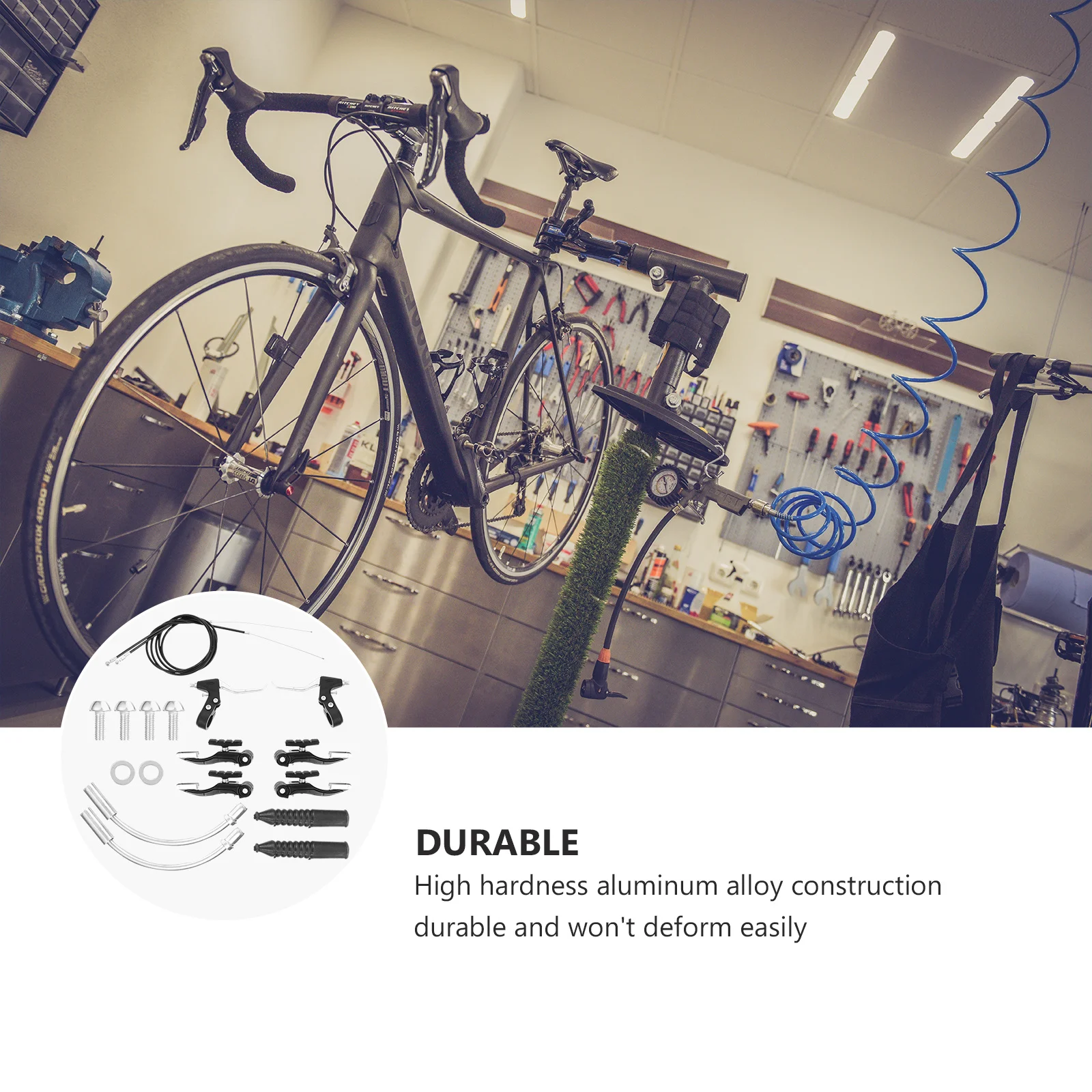 1Set Set High Strength Aluminum Alloy Durable Lightweight Bike Brakes Fixed Gear Brake Kit Easy Install
1Set Set High Strength Aluminum Alloy Durable Lightweight Bike Brakes Fixed Gear Brake Kit Easy Install