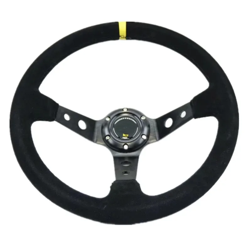 Universal Refitting Racing Car14 Inch 350mm Deep Concave Drift Steering Wheel Suede Steering Wheel
Universal Refitting Racing Car14 Inch 350mm Deep Concave Drift Steering Wheel Suede Steering Wheel