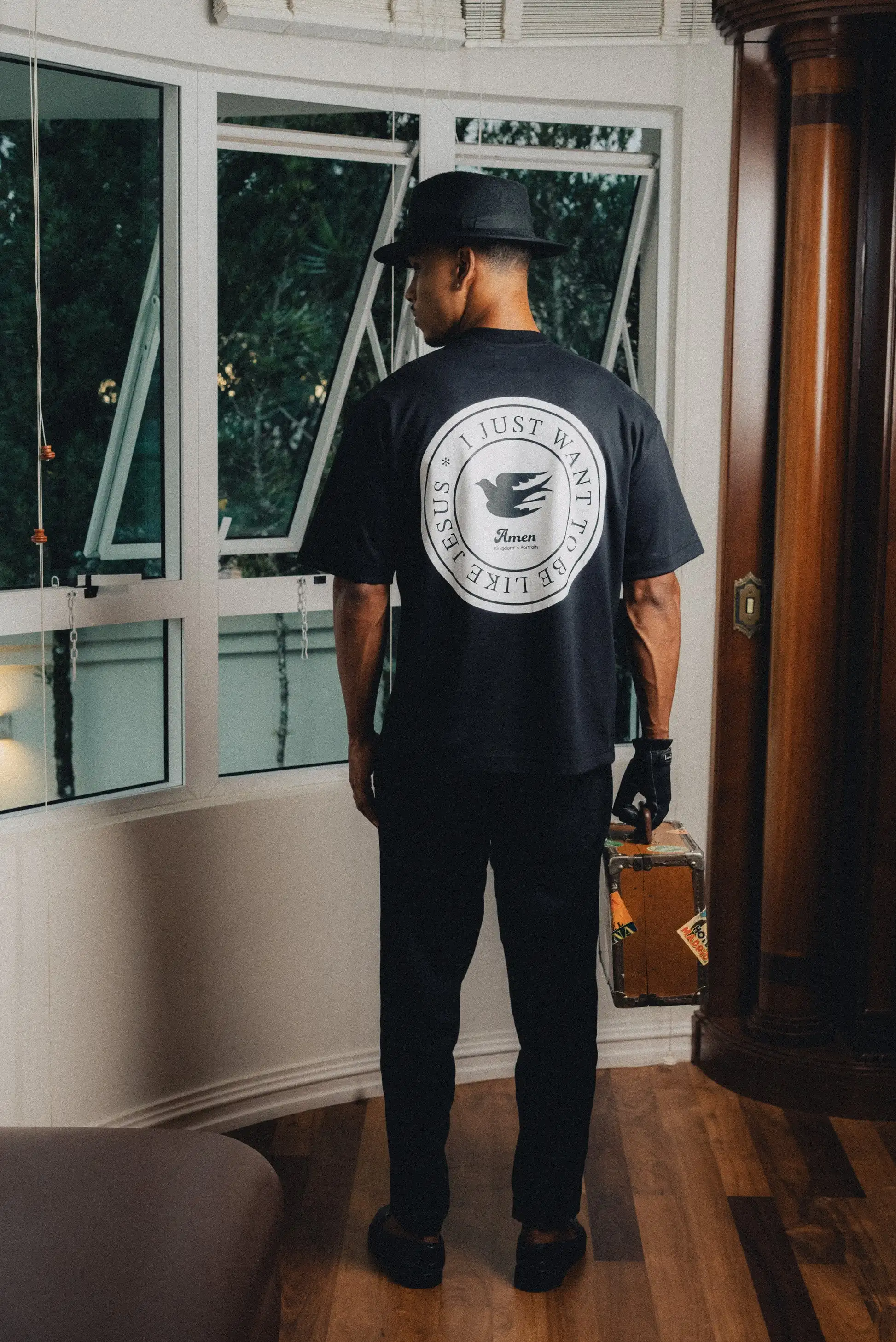 Amen Summer Classic Men's and Women's Tee I JUST WANT TO BE LIKE JESUS Print Cotton Round Neck Short Sleeve Casual Sport T Shirt
Amen Summer Classic Men's and Women's Tee I JUST WANT TO BE LIKE JESUS Print Cotton Round Neck Short Sleeve Casual Sport T Shirt