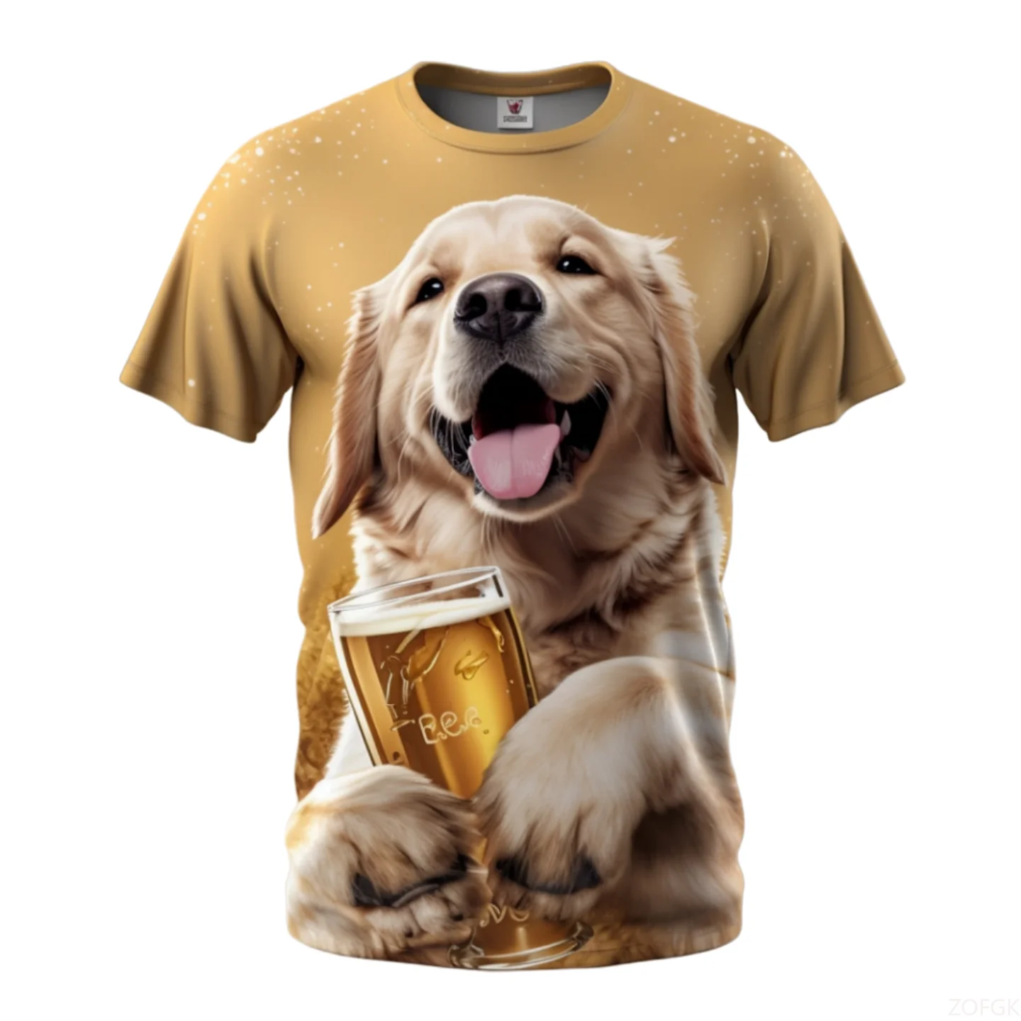 Fun 3D Dog Print Men's T-shirt Fashion Beer Short Sleeved T-shirt Casual Round Neck Pullover Loose Top Summer Streetwear
Fun 3D Dog Print Men's T-shirt Fashion Beer Short Sleeved T-shirt Casual Round Neck Pullover Loose Top Summer Streetwear