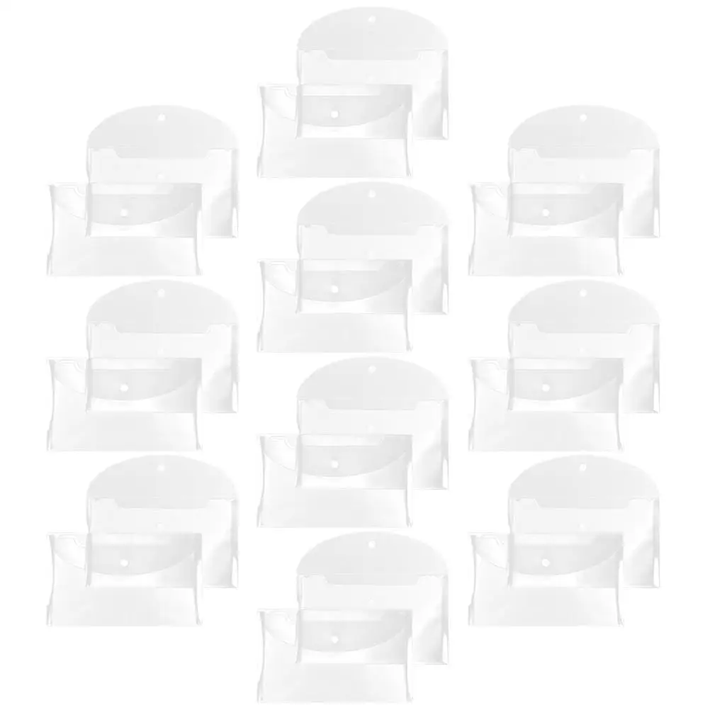 20 Pcs Invoice Storage Bag Transparent Document Organizer File Folder Receipt Pouch Office Supplies Paper Container
20 Pcs Invoice Storage Bag Transparent Document Organizer File Folder Receipt Pouch Office Supplies Paper Container
