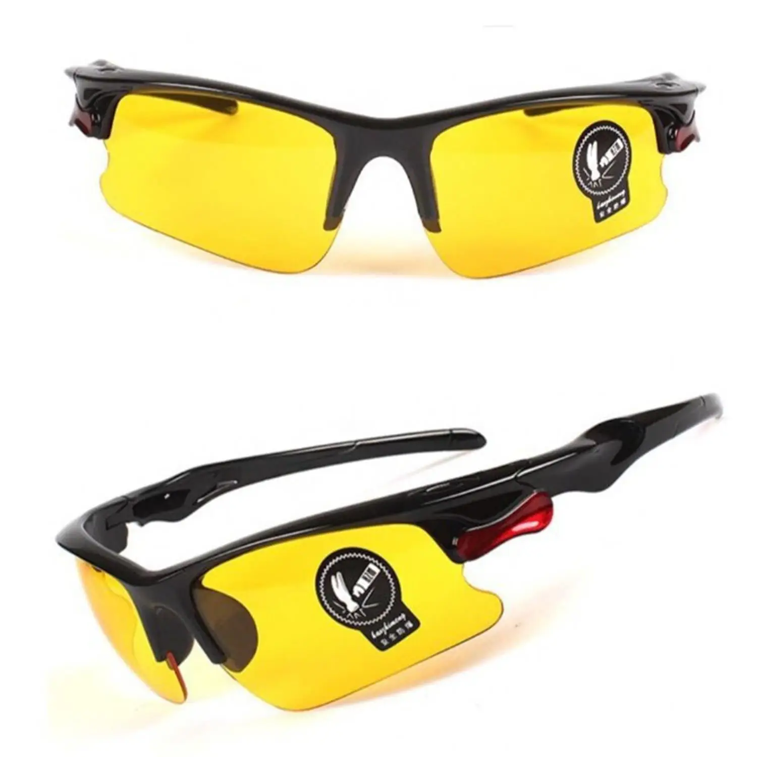 Cycling Sunglasses Bike Night Vision Sun Glasses Outdoor Sports UV400 Goggles Eyewear Men Women Black Yellow Lens Glasses
Cycling Sunglasses Bike Night Vision Sun Glasses Outdoor Sports UV400 Goggles Eyewear Men Women Black Yellow Lens Glasses