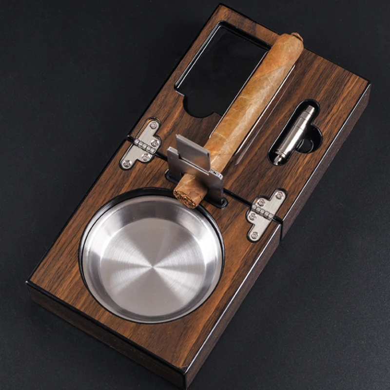 Набор для сигар из натурального орехового дерева: складная пепельница, резак, пробойник. Портативный, для любителей сигар, премиум-класса.
Набор для сигар из натурального орехового дерева: складная пепельница, резак, пробойник. Портативный, для любителей сигар, премиум-класса.