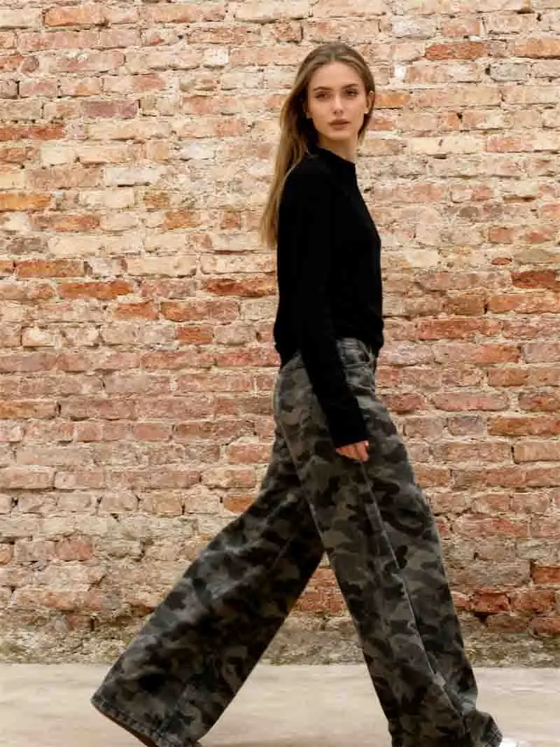 Cargo Pants Womens High Quality Autumn Cotton Casual Wide-Legged Uniforms Formal High-Grade Classical Pleats Students Matching
Cargo Pants Womens High Quality Autumn Cotton Casual Wide-Legged Uniforms Formal High-Grade Classical Pleats Students Matching