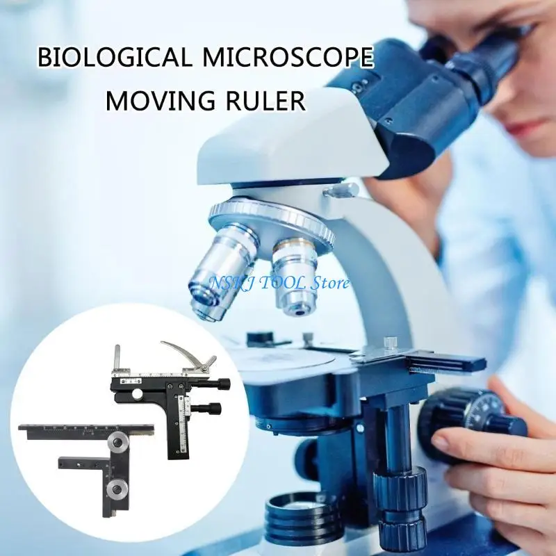L8RC 0-60mm Scale Microscopio Movable Measuring Ruler Biological Microscope Accessories Load Stage Caliper
L8RC 0-60mm Scale Microscopio Movable Measuring Ruler Biological Microscope Accessories Load Stage Caliper