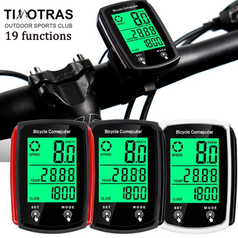 Bicycle Computer Wired Speedometer Odometer Stopwatch Speedometer Bike Odometer Cycling Multi Function Waterproof 3 Line Display
Bicycle Computer Wired Speedometer Odometer Stopwatch Speedometer Bike Odometer Cycling Multi Function Waterproof 3 Line Display