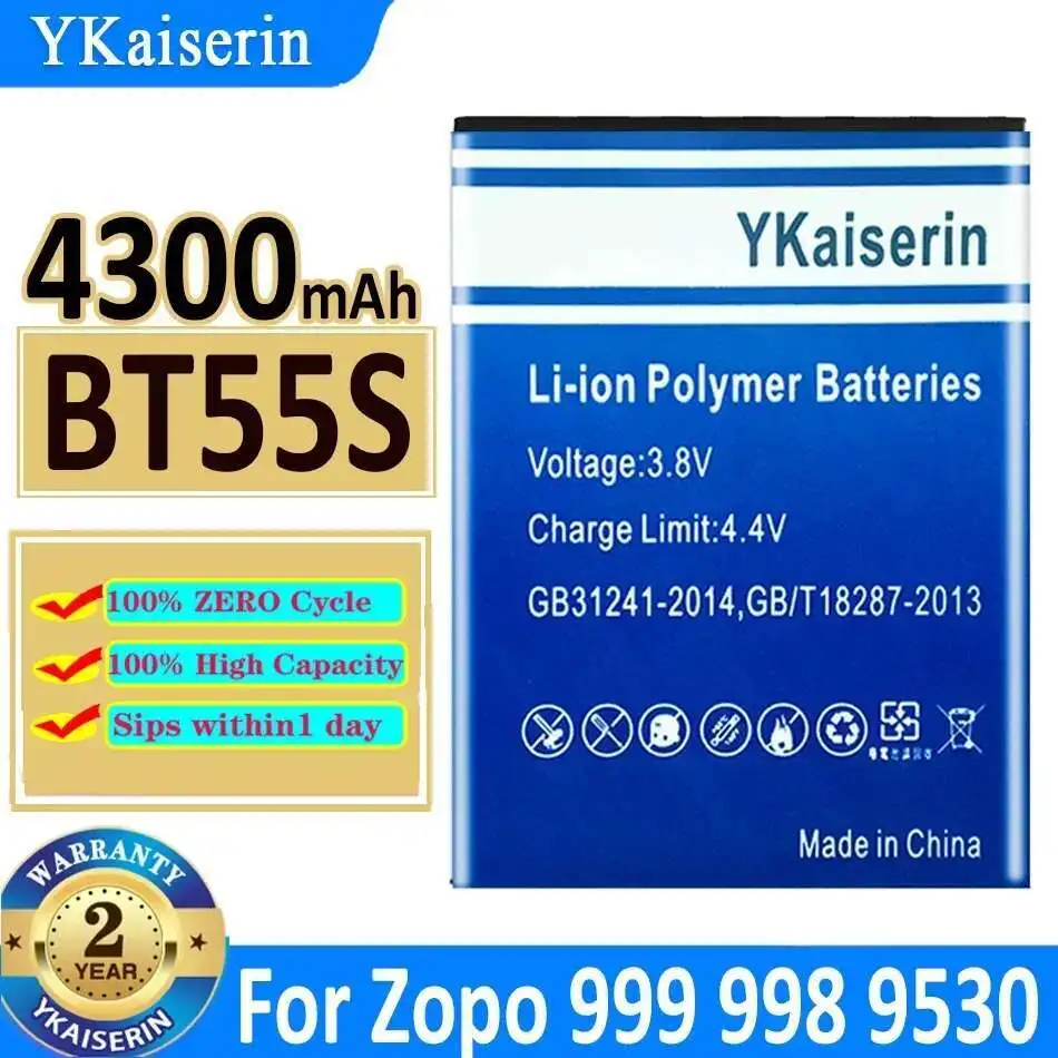 Аккумулятор мобильного телефона 4300 мАч для Zopo 9520 998 ZP998 ZP9520 Прочный BT55S
Аккумулятор мобильного телефона 4300 мАч для Zopo 9520 998 ZP998 ZP9520 Прочный BT55S