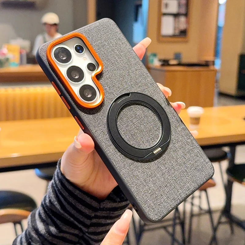 360 Rotating Kickstand Textured Magnetic Phone Case for Samsung S26 Ultra S25 S24 Plus S23 Camera Protection Shockproof Cover
360 Rotating Kickstand Textured Magnetic Phone Case for Samsung S26 Ultra S25 S24 Plus S23 Camera Protection Shockproof Cover