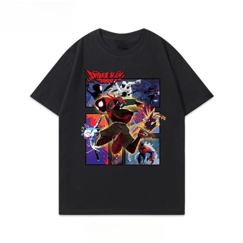 Spider-Man Universe Comic Style Print Short Sleeve Loose Cotton T-Shirt Movie Cartoon Peripheral Half Sleeve Sports Casual Top
Spider-Man Universe Comic Style Print Short Sleeve Loose Cotton T-Shirt Movie Cartoon Peripheral Half Sleeve Sports Casual Top
