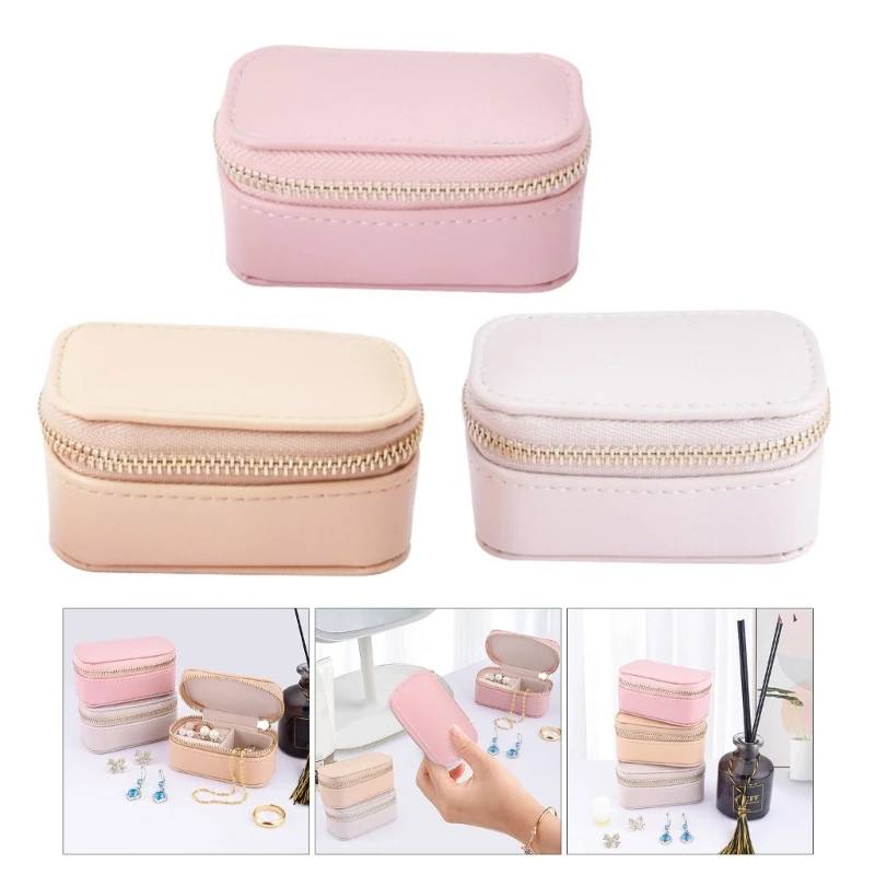 Practical Jewelry Storage Box Women Portable Display Case Elegant Jewelry for Valentines Day
Practical Jewelry Storage Box Women Portable Display Case Elegant Jewelry for Valentines Day